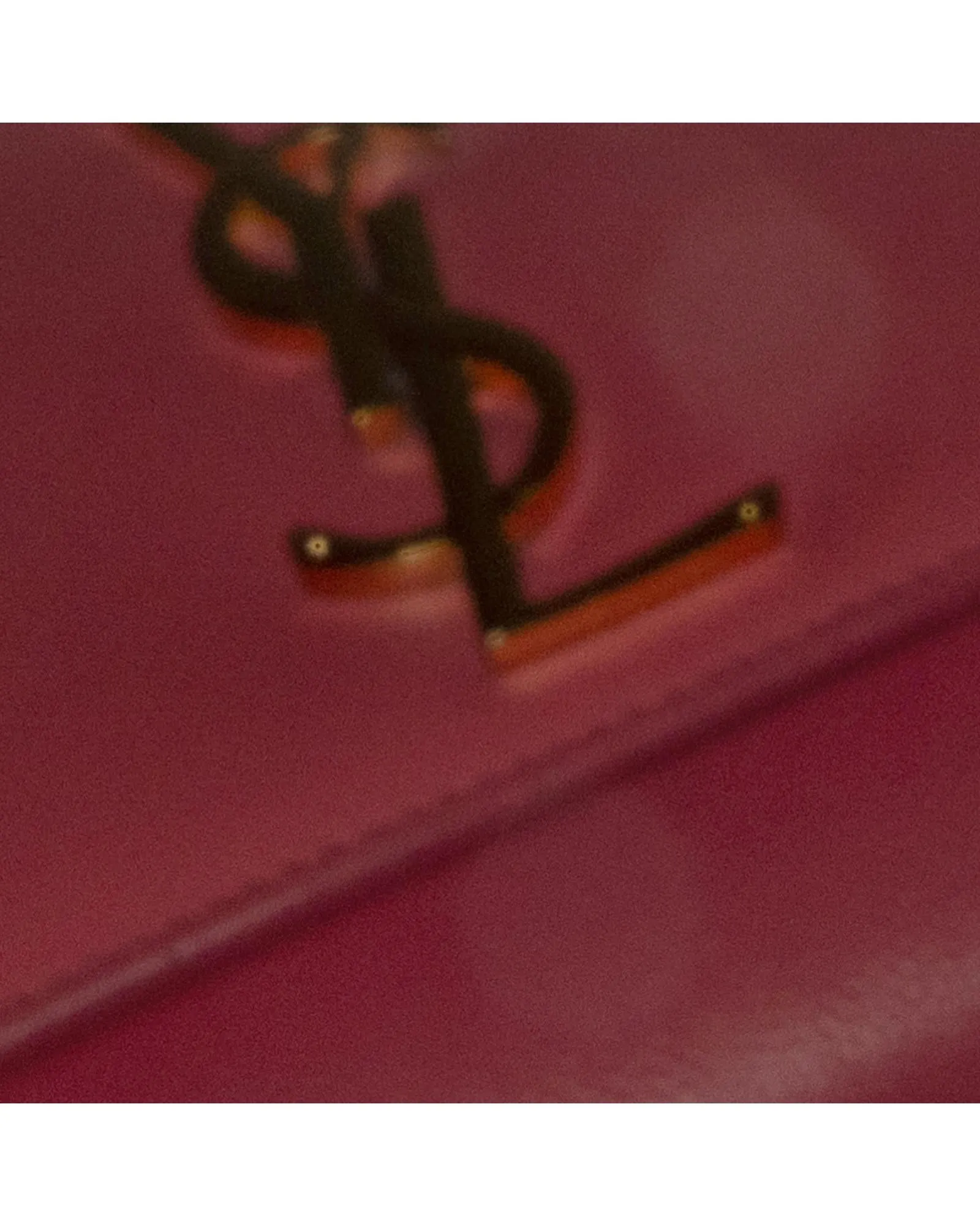 Medium Grain De Poudre Monogram Kate Crossbody Bag with Gold-Tone Chain Strap