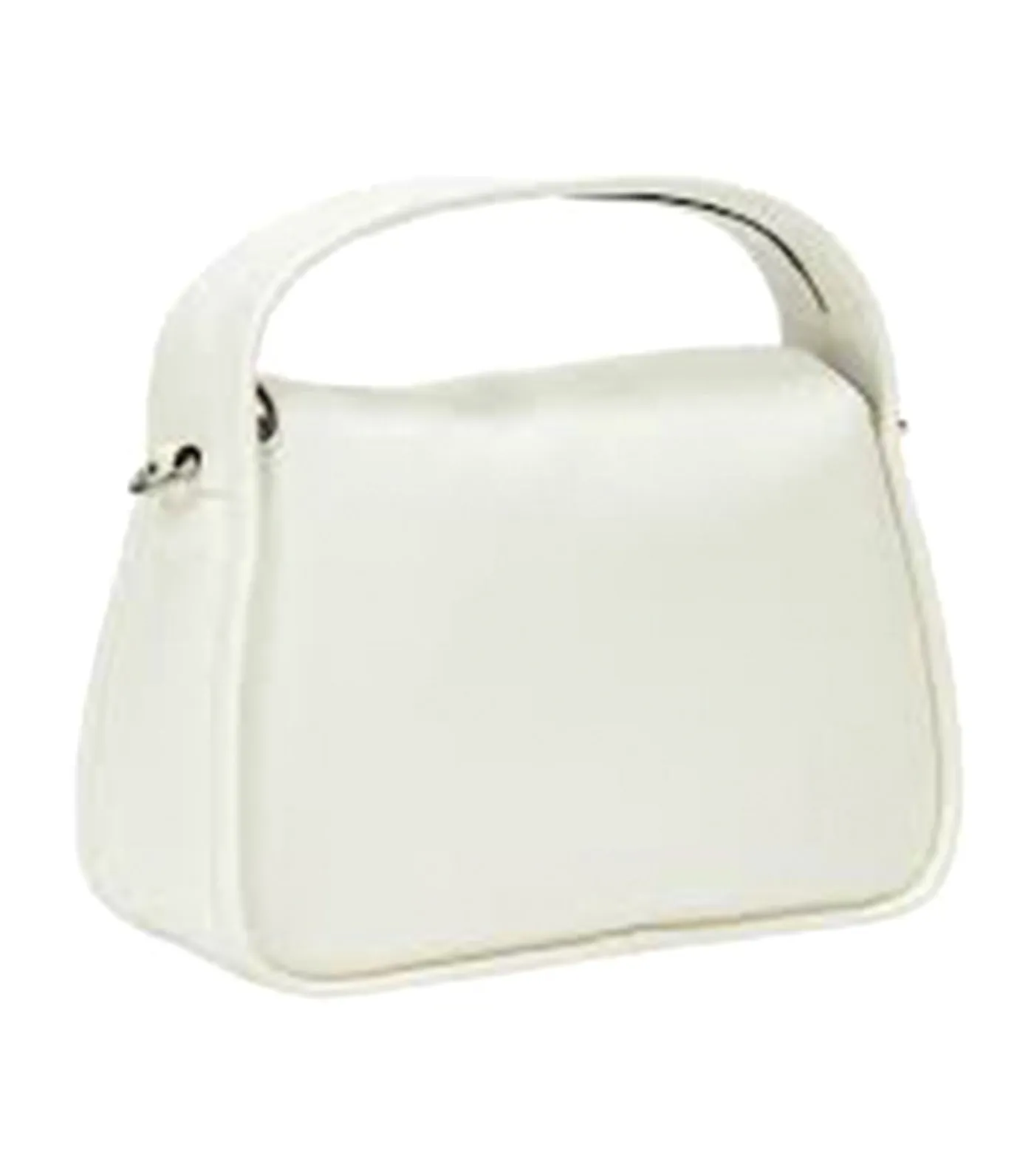 Metal Monogram Mini Block Bag Ivory