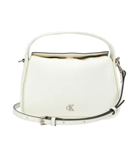 Metal Monogram Mini Block Bag Ivory
