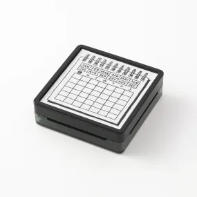 Midori Paintable Stamp Pre-Inked Calendar
