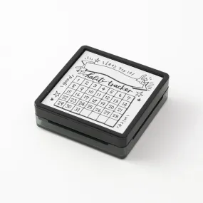 Midori Paintable Stamp Pre-Inked Habit Tracker