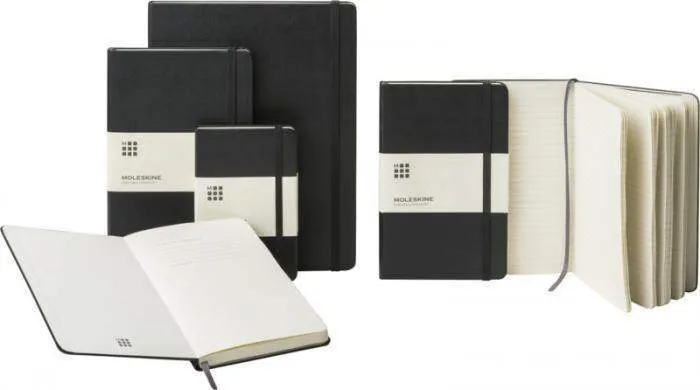 Moleskine Classic M Hard Cover Notebook - Ruled