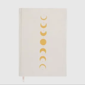 Moon Phase Velvet Notebook