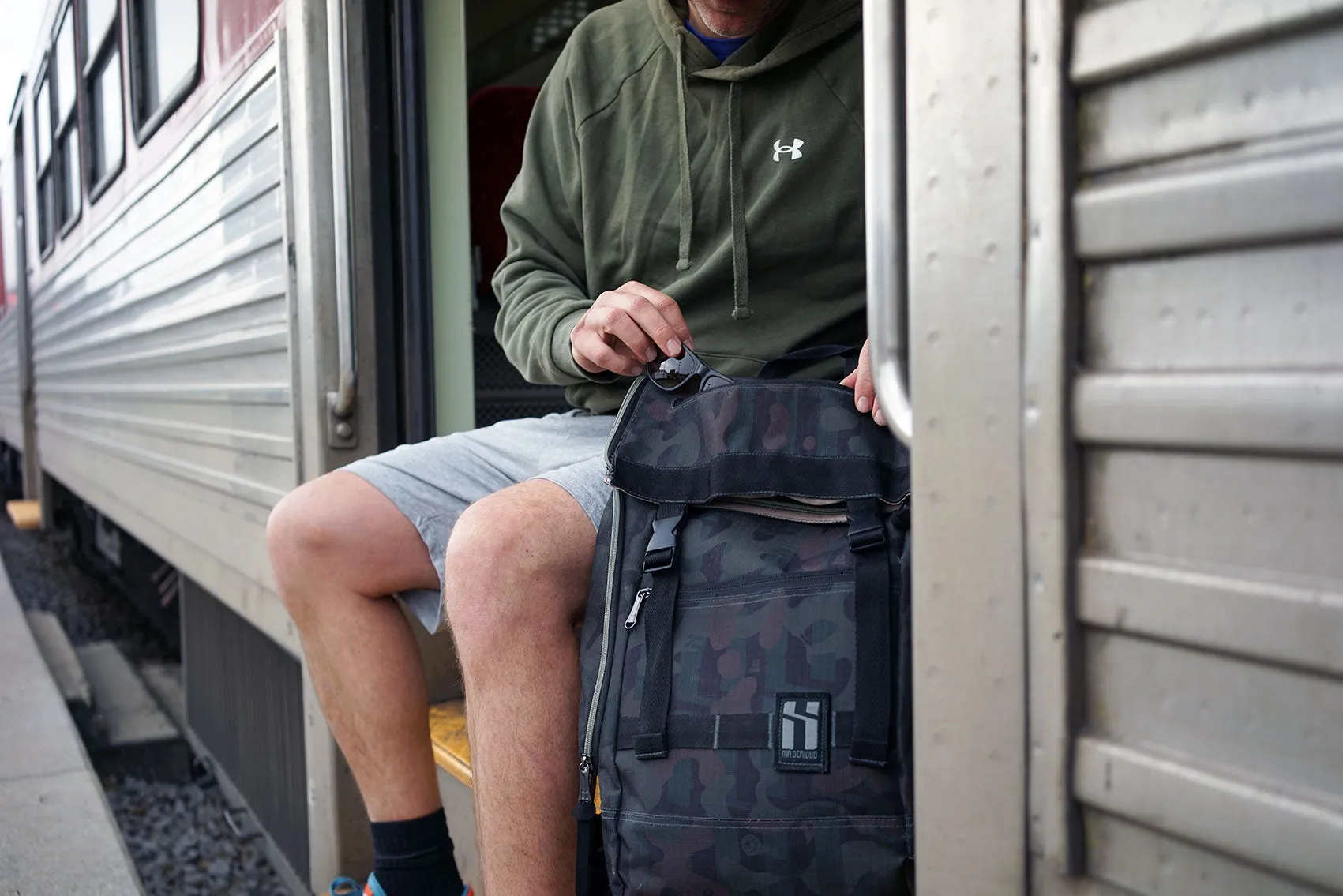 Mr. Serious Wanderer backpack camouflage