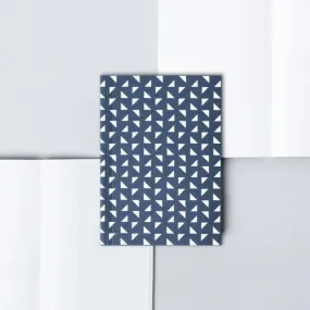 OLA Pocket Flat Lay Notebook Massi Print in Navy - Plain