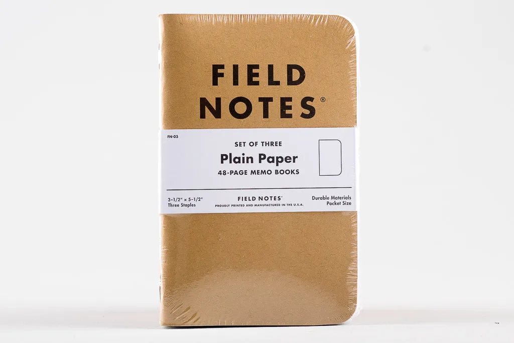 Original Kraft | 3 Pack | Field Notes Brand
