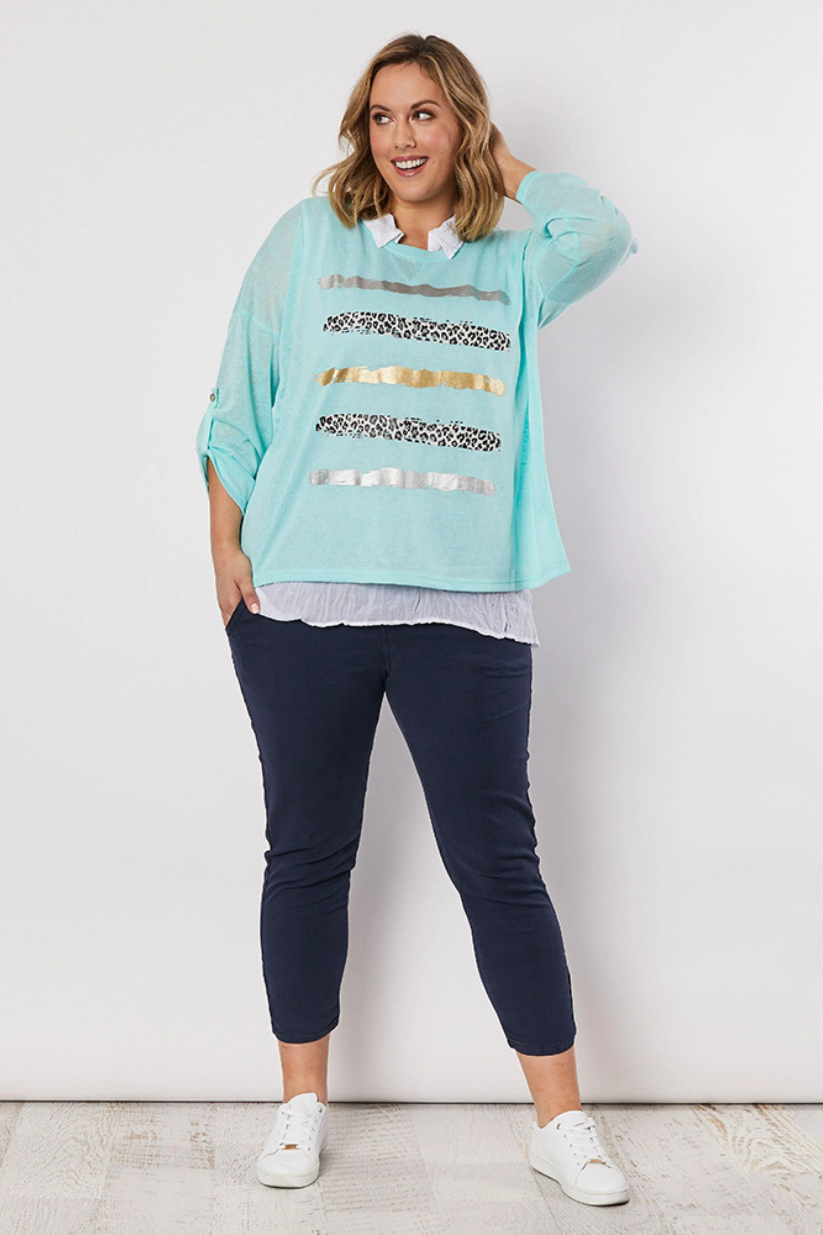 Panel 2 in 1 Top - Mint