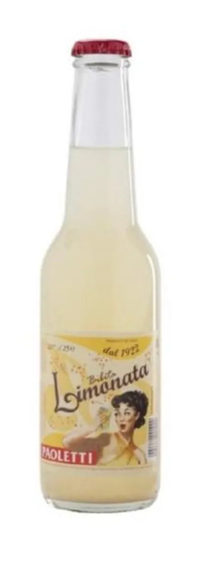 Paoletti Lemonade, Soft Drink, Made in Italy, 8.4 fl oz | 250ml (4-Pack)