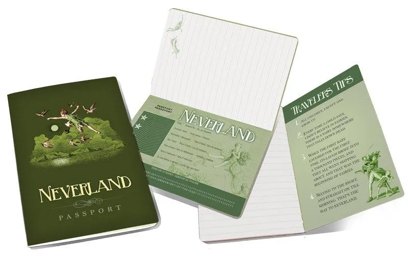 Passport to Neverland Notebook