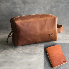 Perfectly Imperfect Personalized Dopp Kit and Pocket Journal Bundle