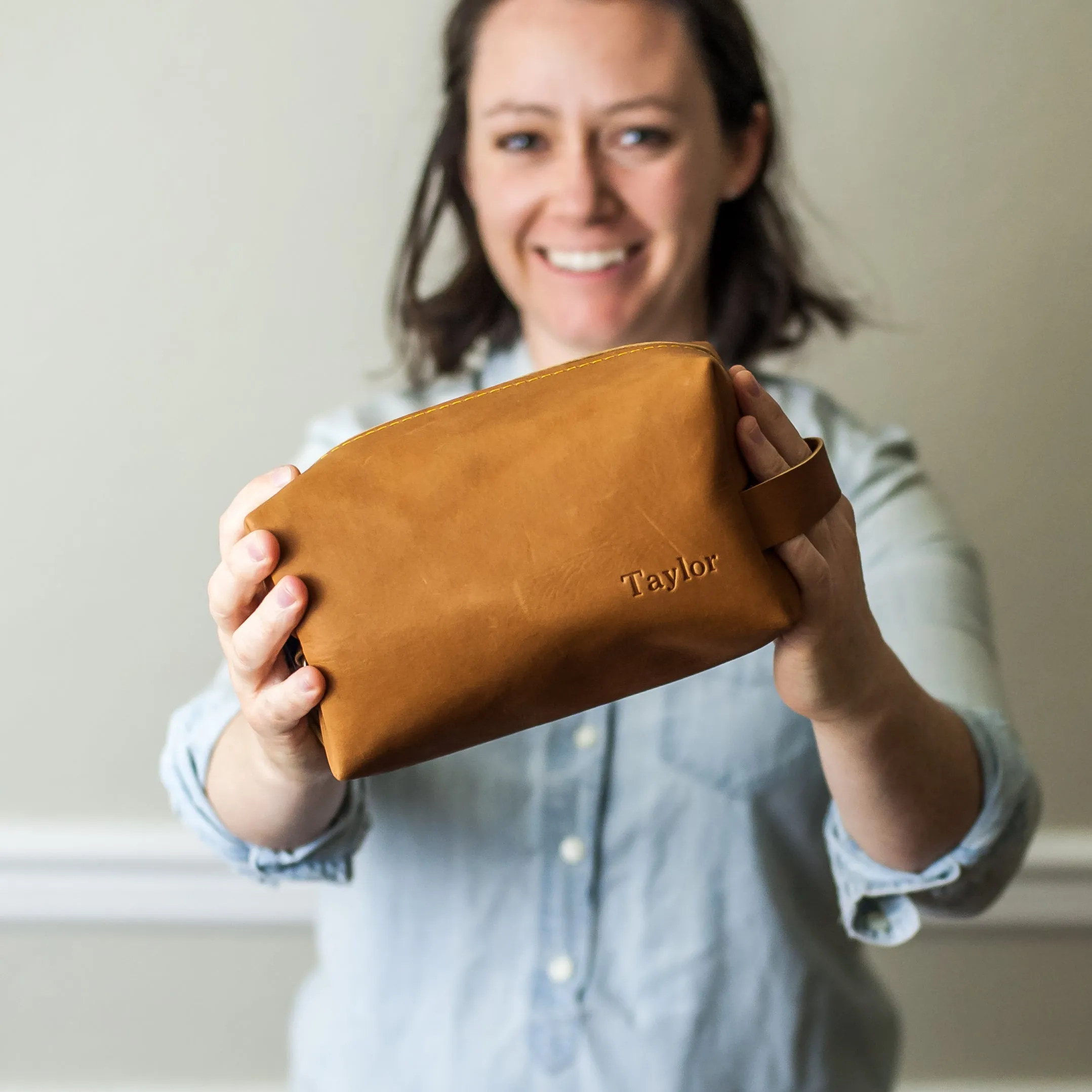 Perfectly Imperfect Personalized Dopp Kit and Pocket Journal Bundle