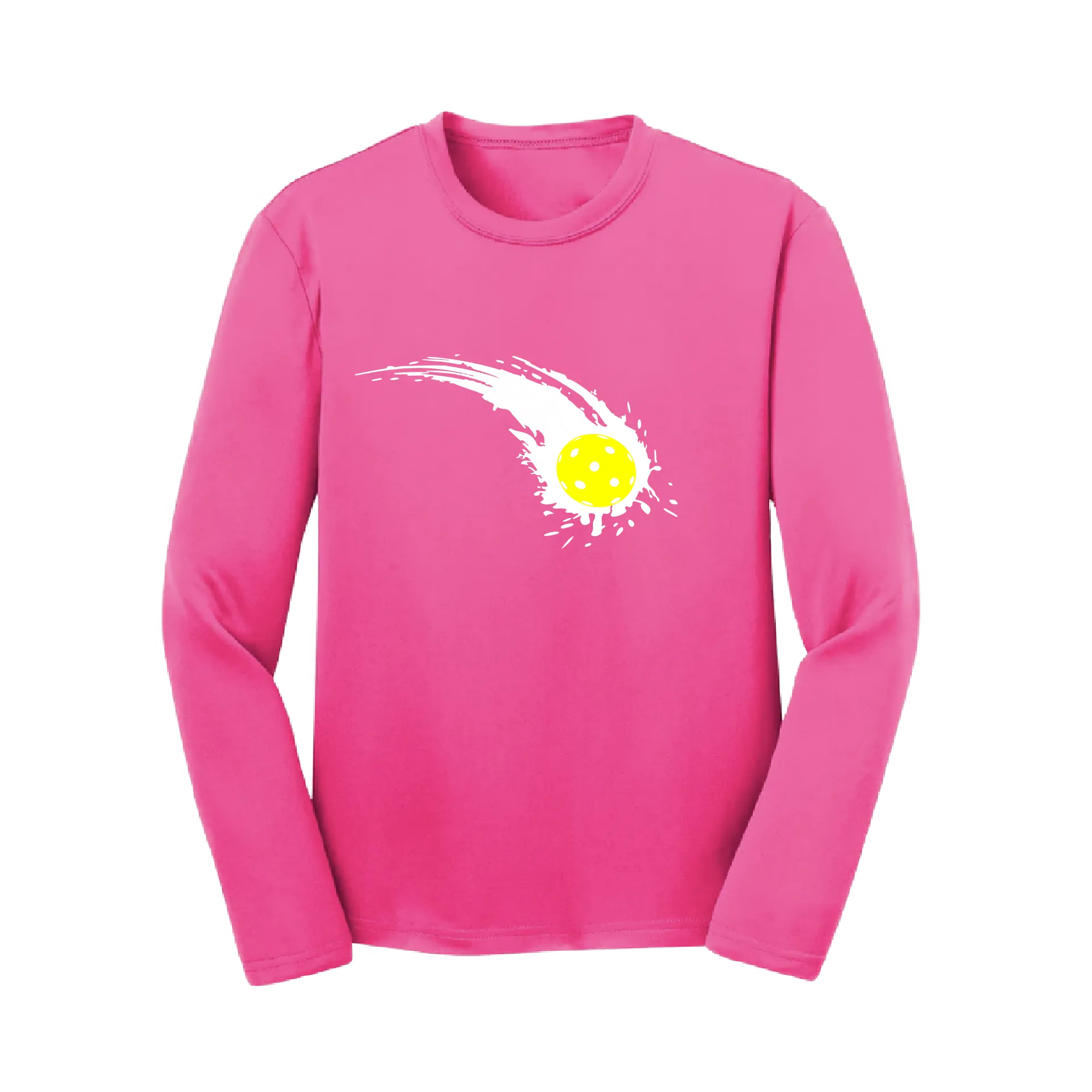Pickleball Impact | Youth Long Sleeve Athletic Pickleball Shirt | 100% Polyester