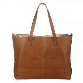Piel Leather Large Open Multi purpose Tote Bag