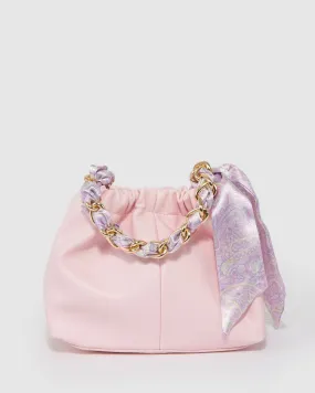 Pink Billie Scarf Pouch Bag