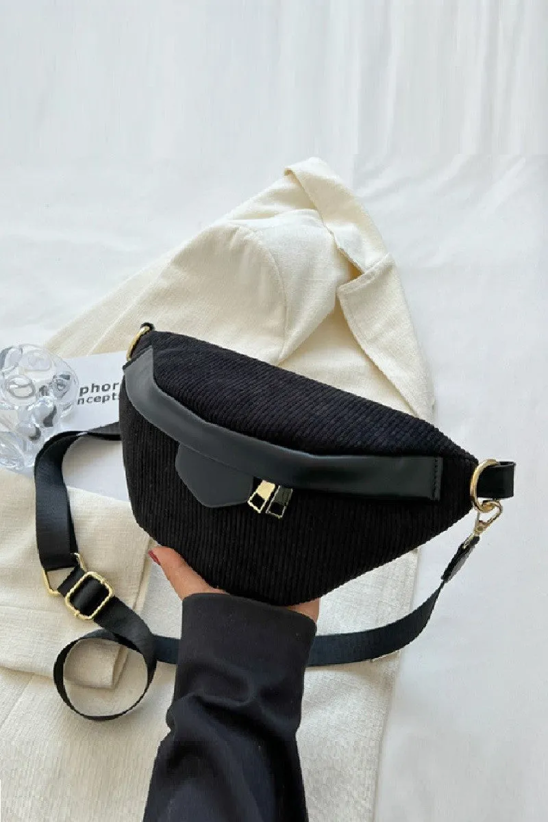PREORDER: Zenana Corduroy Crossbody Bag