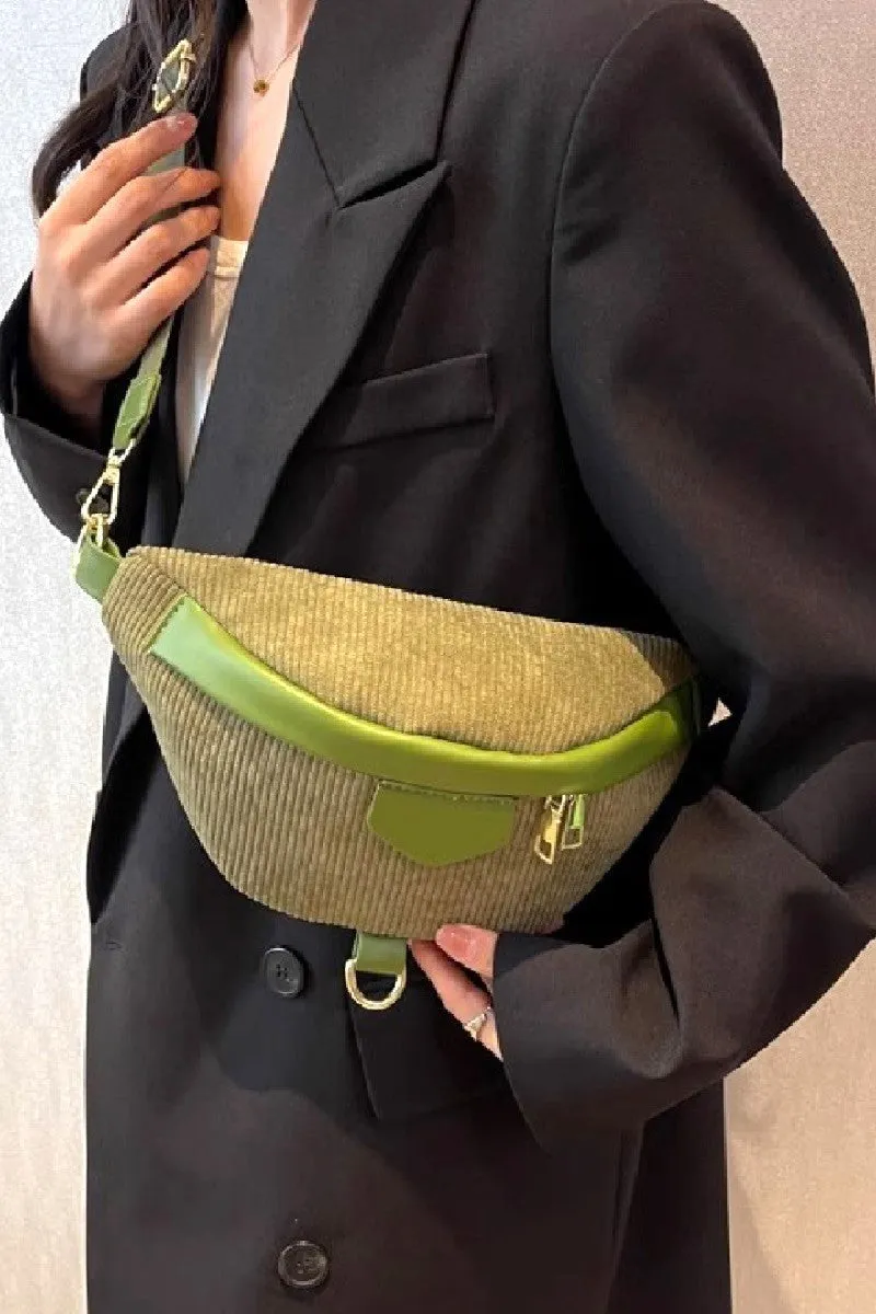 PREORDER: Zenana Corduroy Crossbody Bag