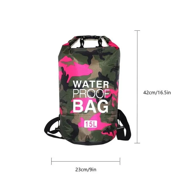 PVC Waterproof Dry Bag 5L 10L 15L 20L