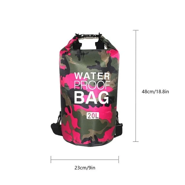 PVC Waterproof Dry Bag 5L 10L 15L 20L