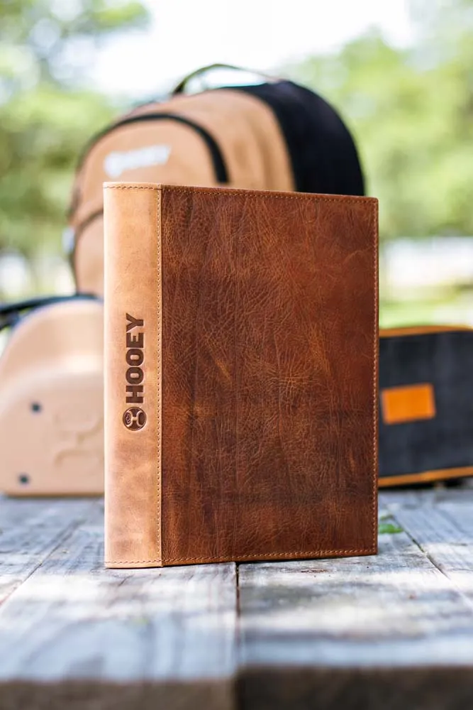 "Hooey Classic" Leather Notebook Cover Brown