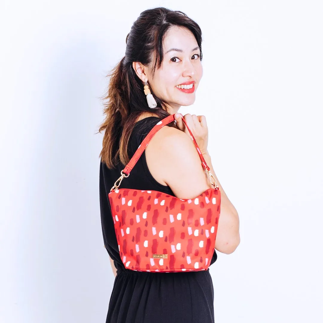 Red Lucky Lucy Lightweight Sling Bag