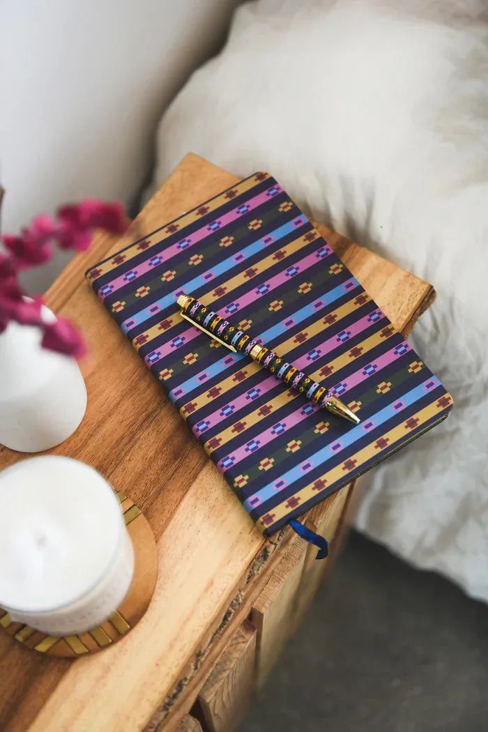 Resilience Striped Journal   Pen Set