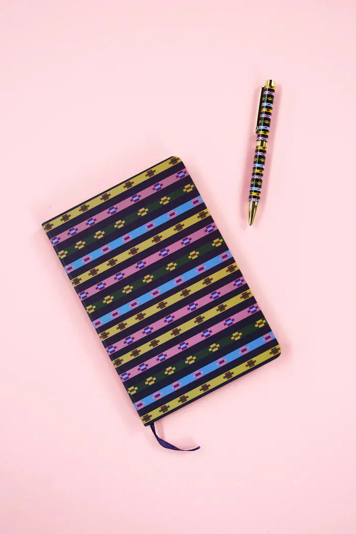 Resilience Striped Journal   Pen Set
