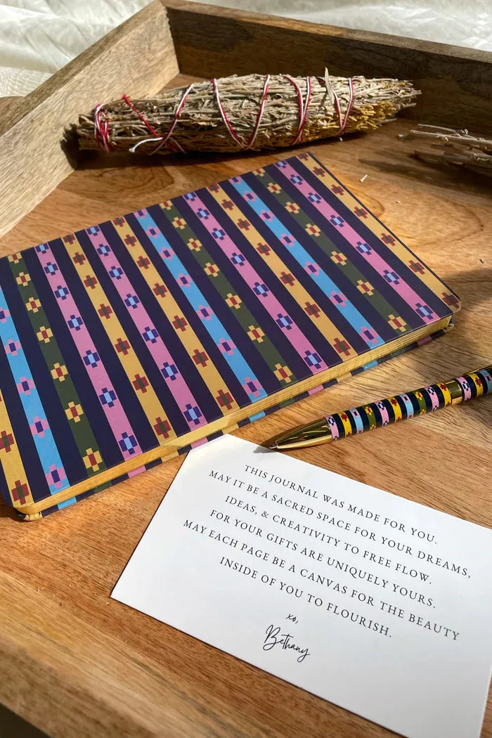Resilience Striped Journal   Pen Set