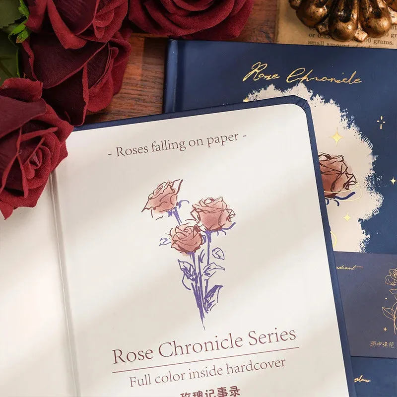 Romantic Rose Theme Soft Leather Notebook And Journal