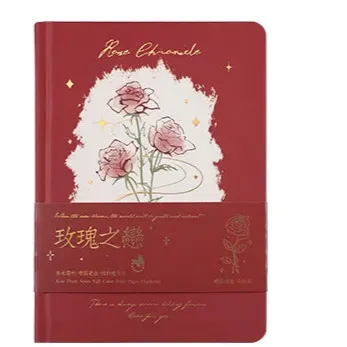 Romantic Rose Theme Soft Leather Notebook And Journal
