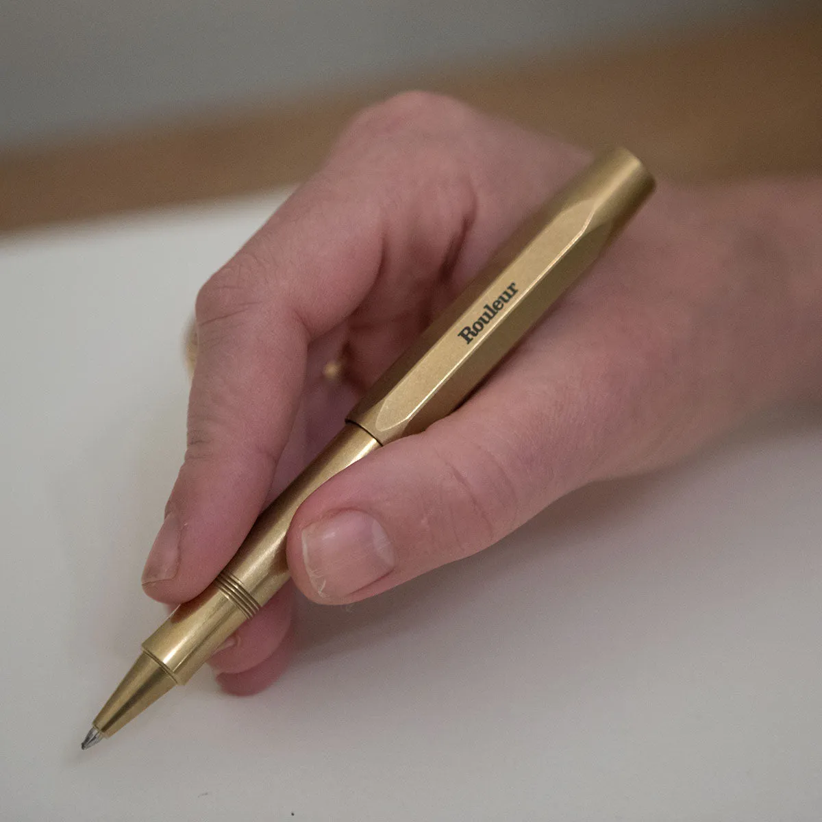 Rouleur x Kaweco Rollerball Pen - Brass   Black etched logo