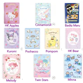 Sanrio Character A5 Spiral Notebook