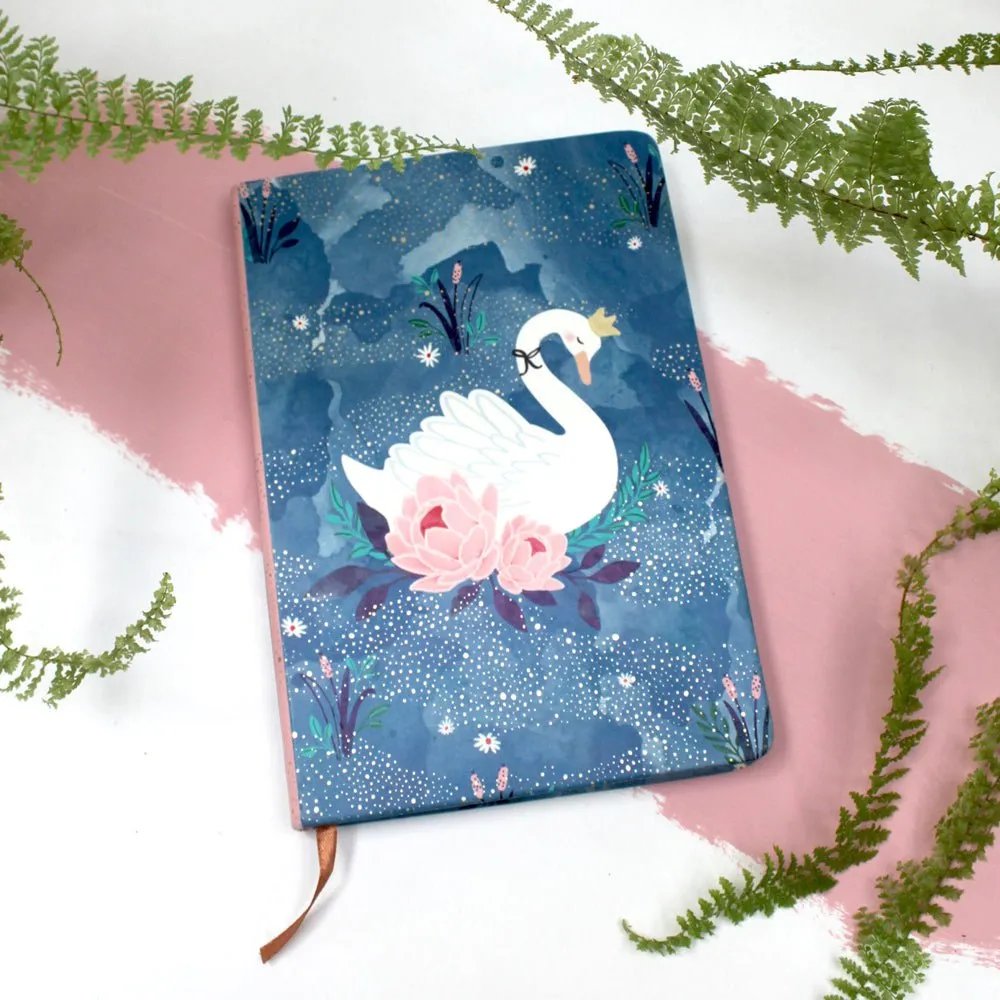 Secret Garden Swan Notebook