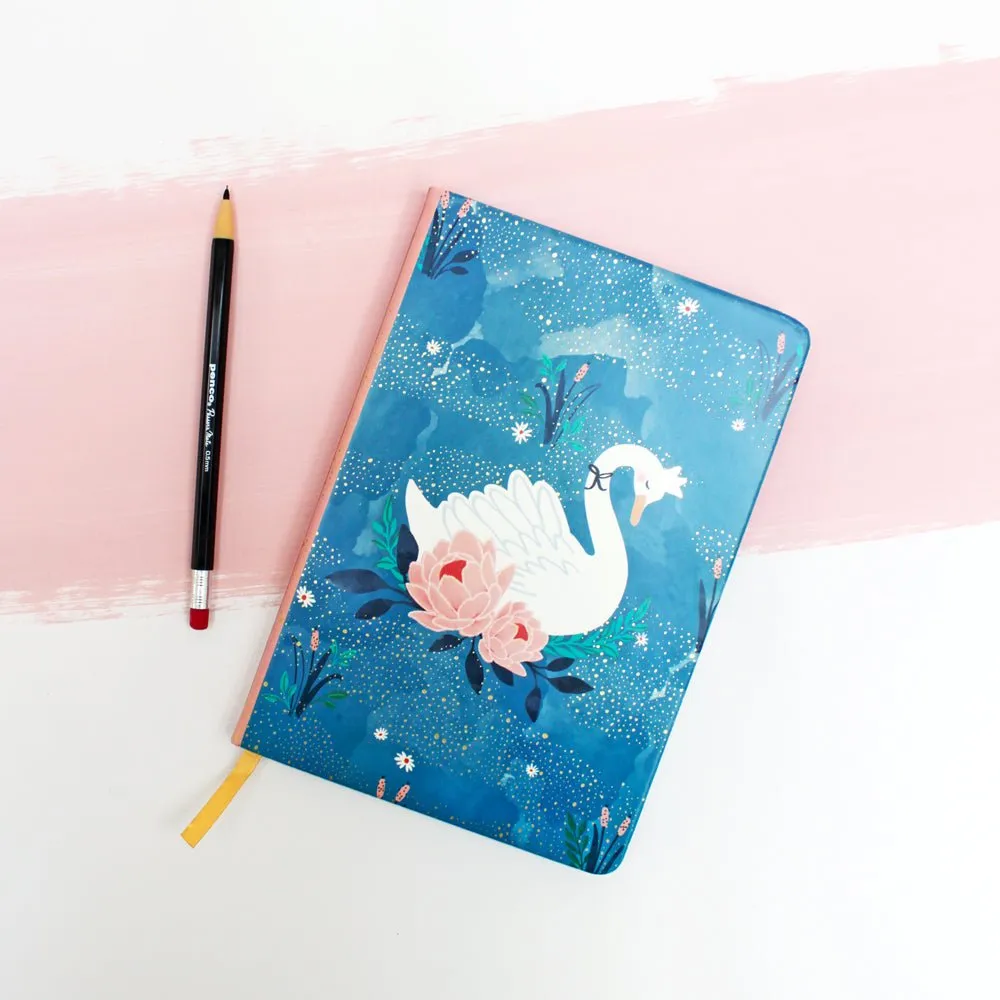 Secret Garden Swan Notebook