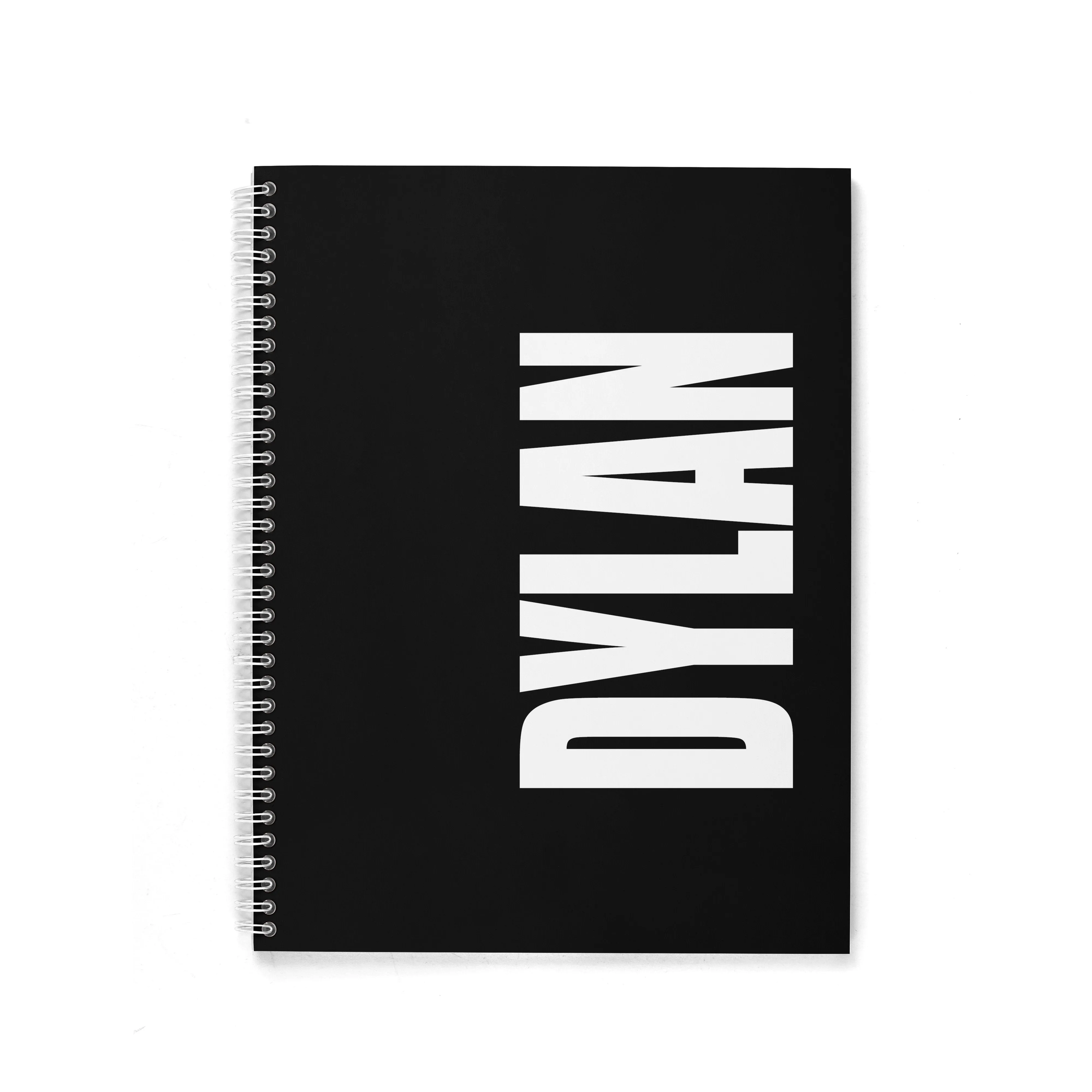 SOLID BOLD PERSONALIZED SPIRAL NOTEBOOK