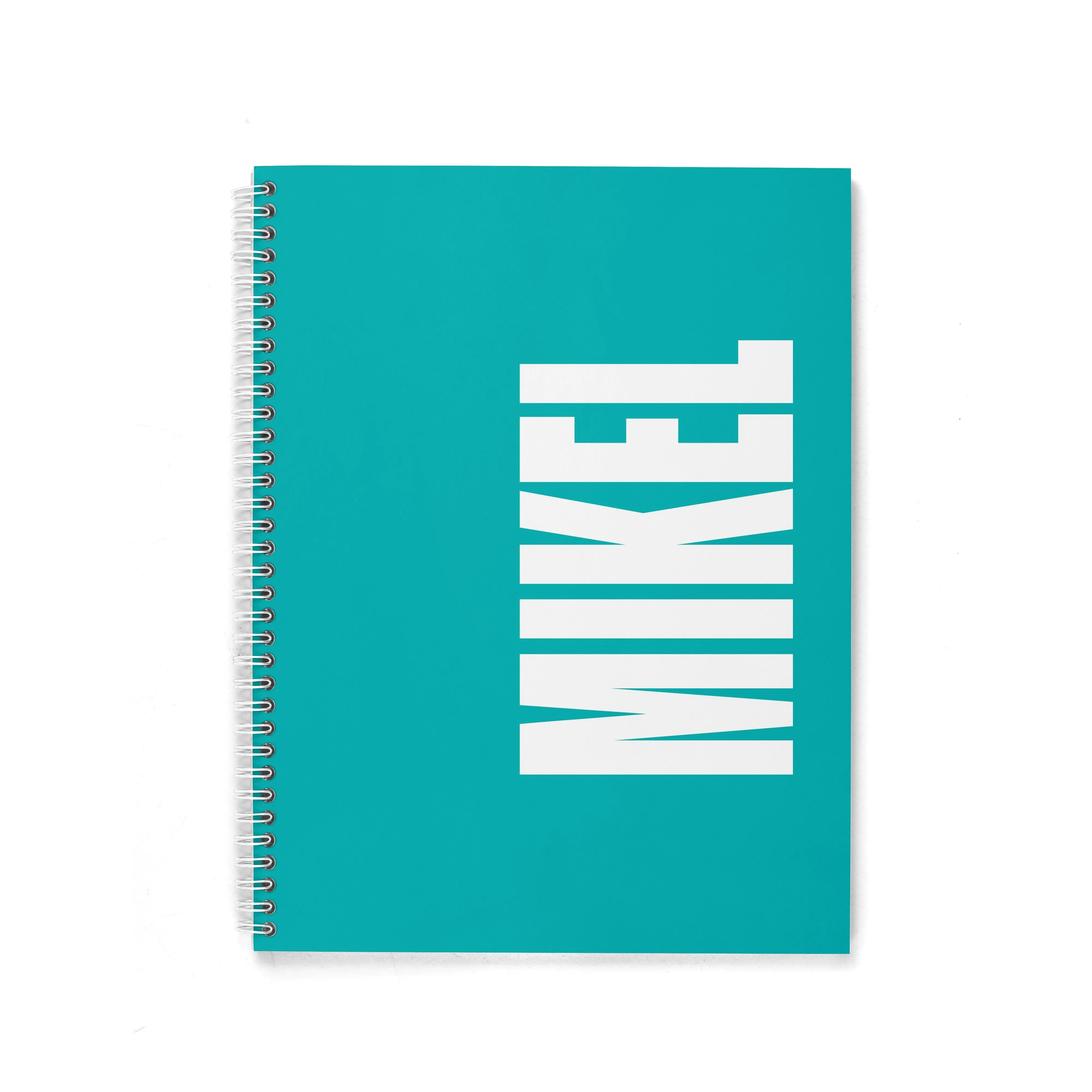 SOLID BOLD PERSONALIZED SPIRAL NOTEBOOK