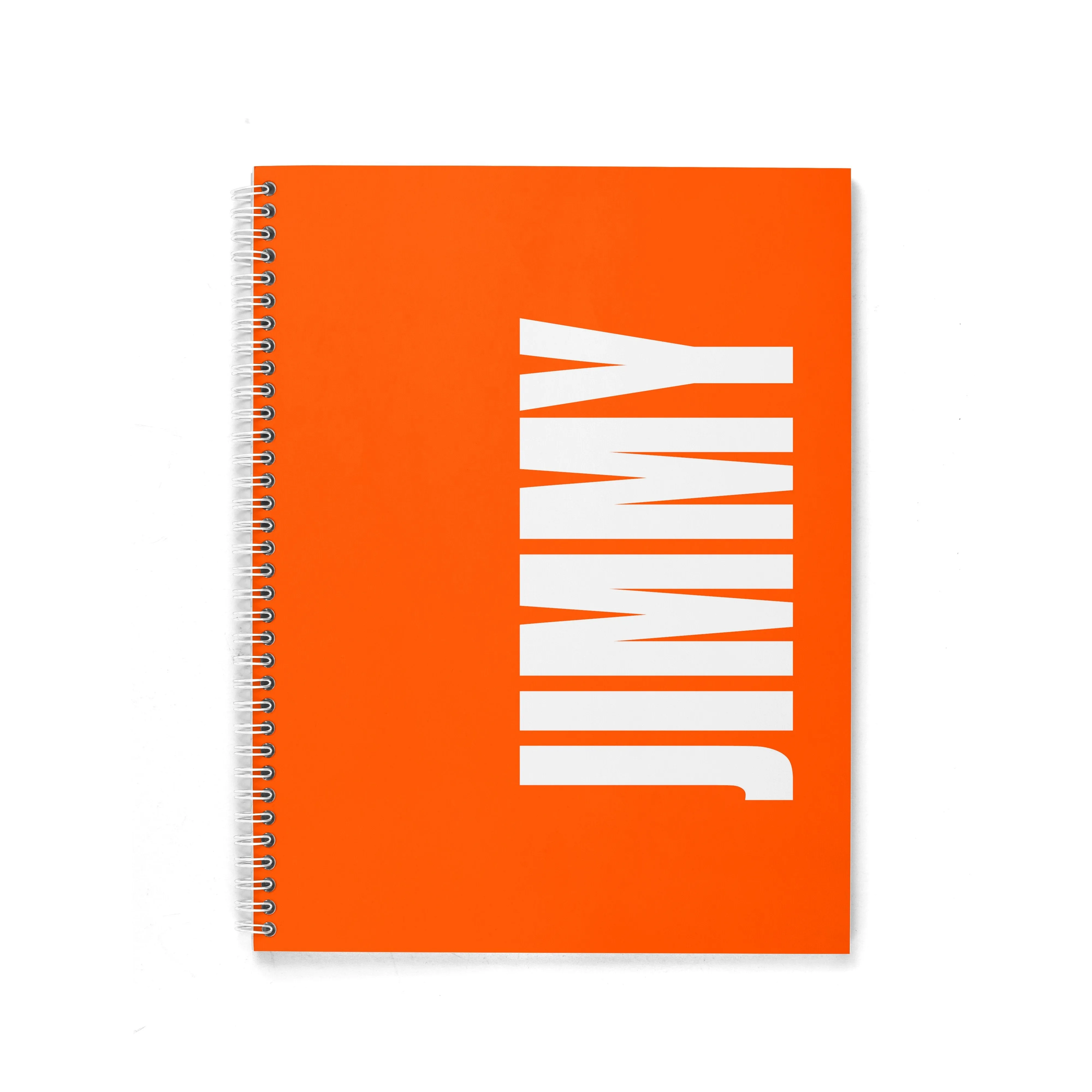 SOLID BOLD PERSONALIZED SPIRAL NOTEBOOK