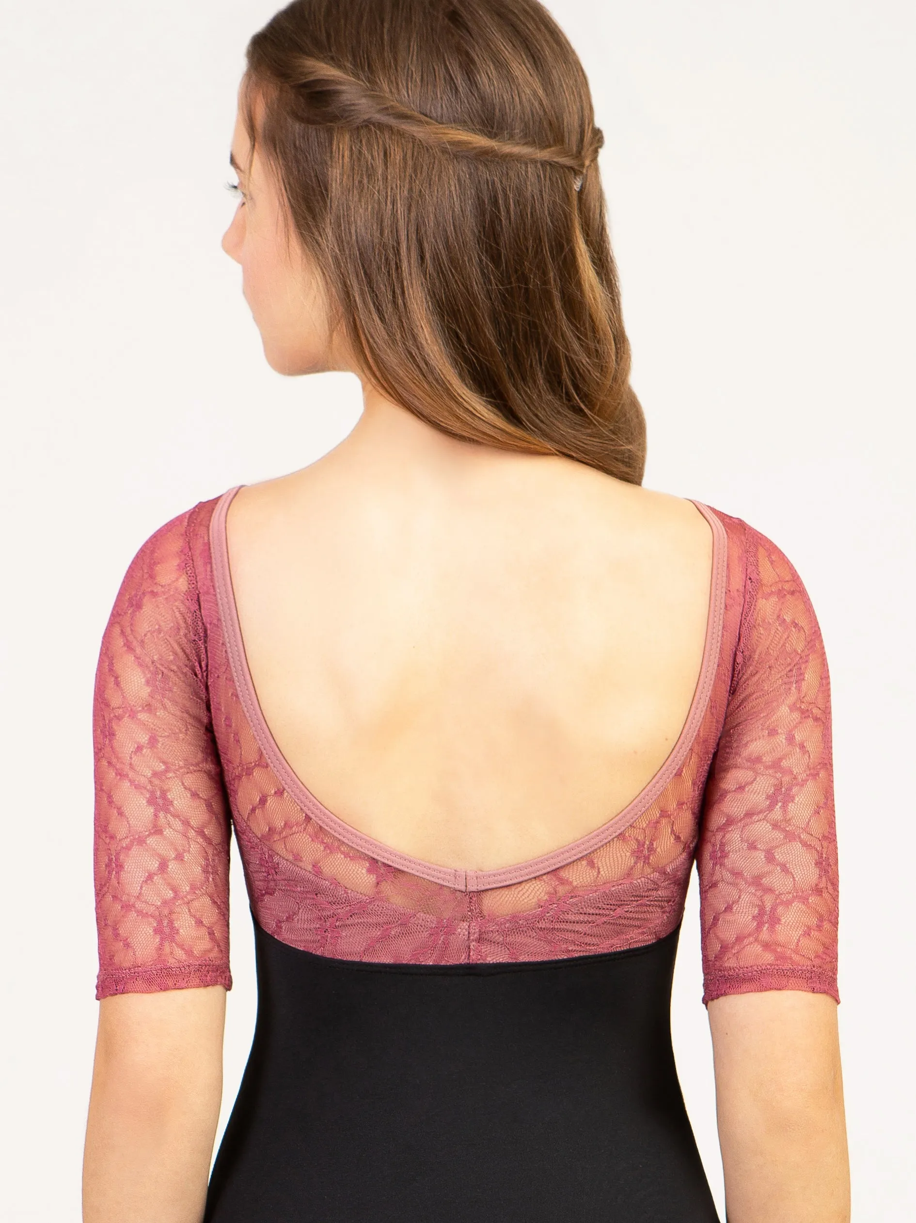 Spring Chateau Sweetheart Half Sleeve Leotard