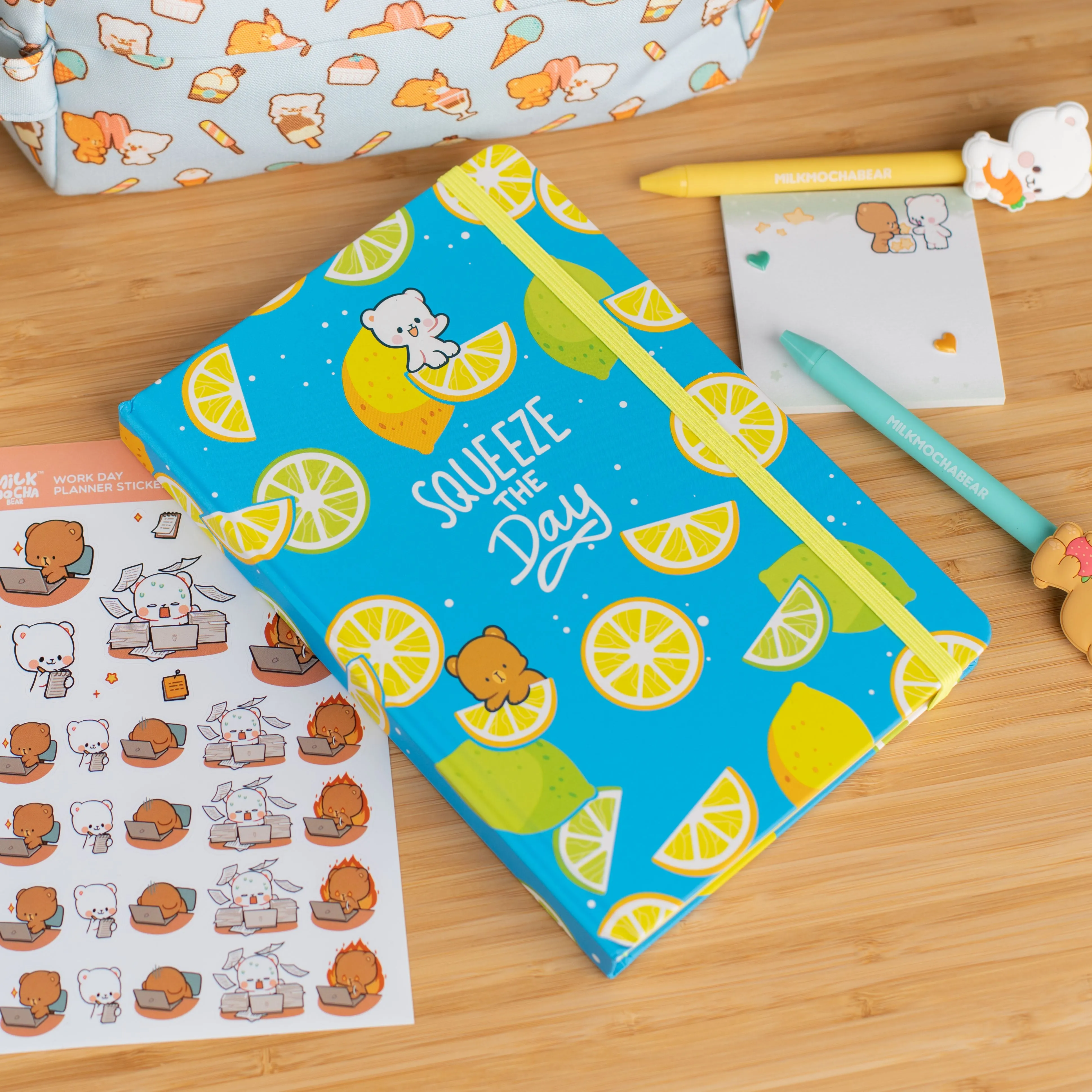 Squeeze the Day - Dot Grid Notebook