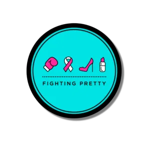 Sticker - Fighting Pretty Logo - Teal
