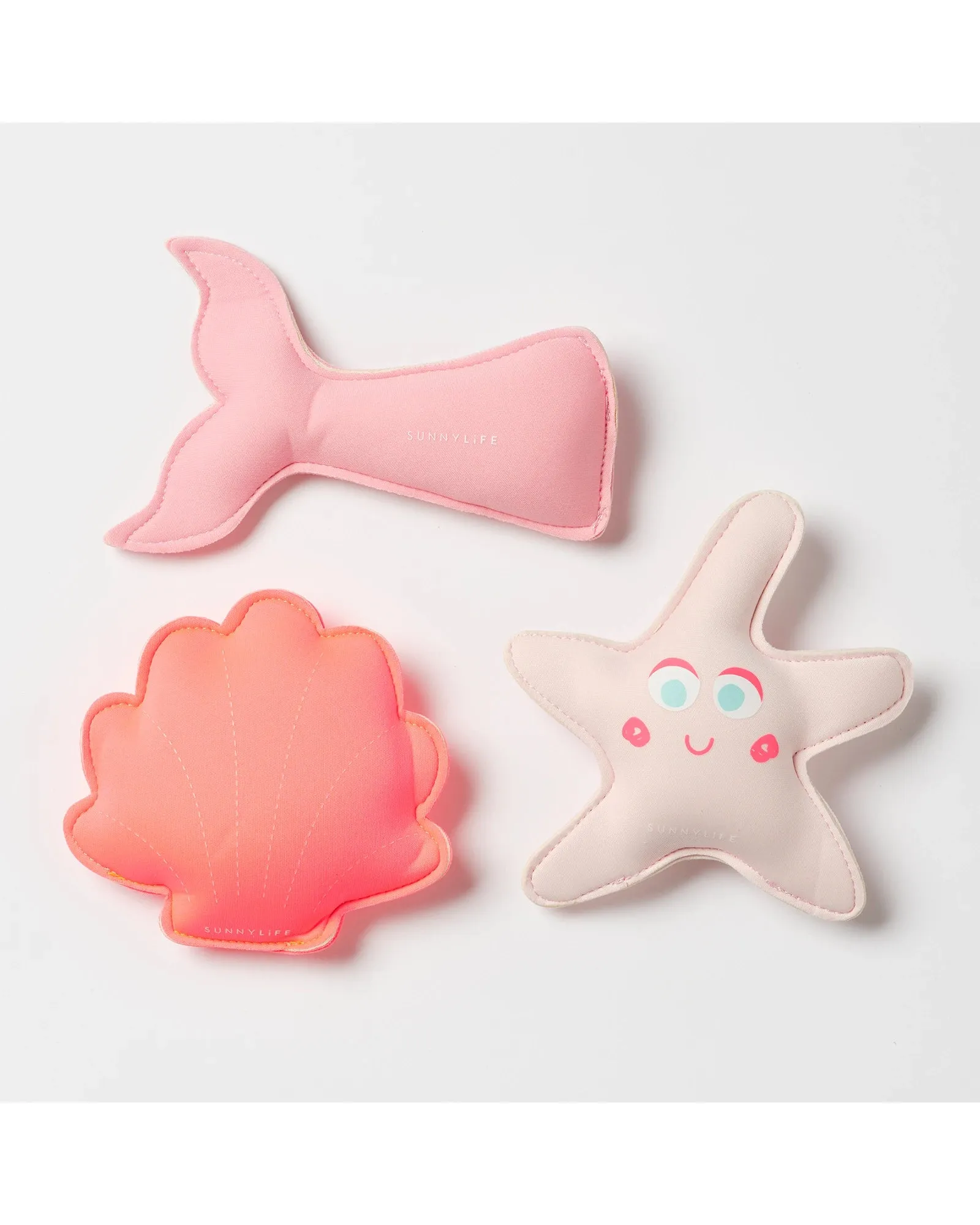 Sunnylife Melody the Mermaid Dive Buddies Neon Strawberry Set of 3