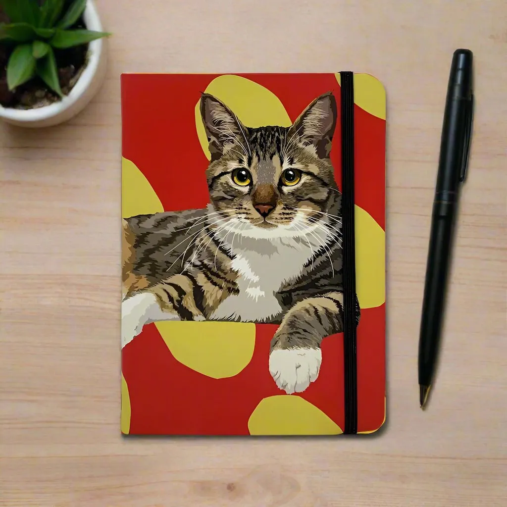 Tabby Cat Pocket Notebook