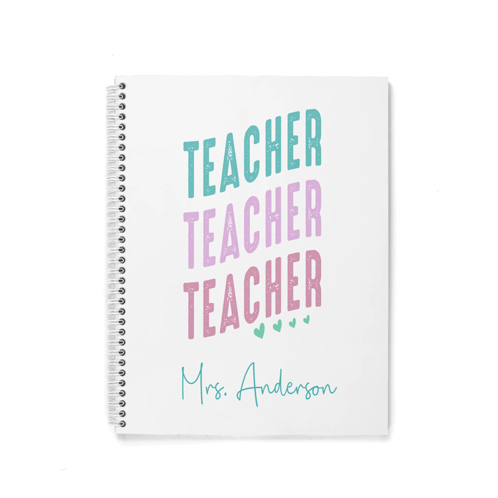 TEACHER PERSONALIZED SPIRAL NOTEBOOK