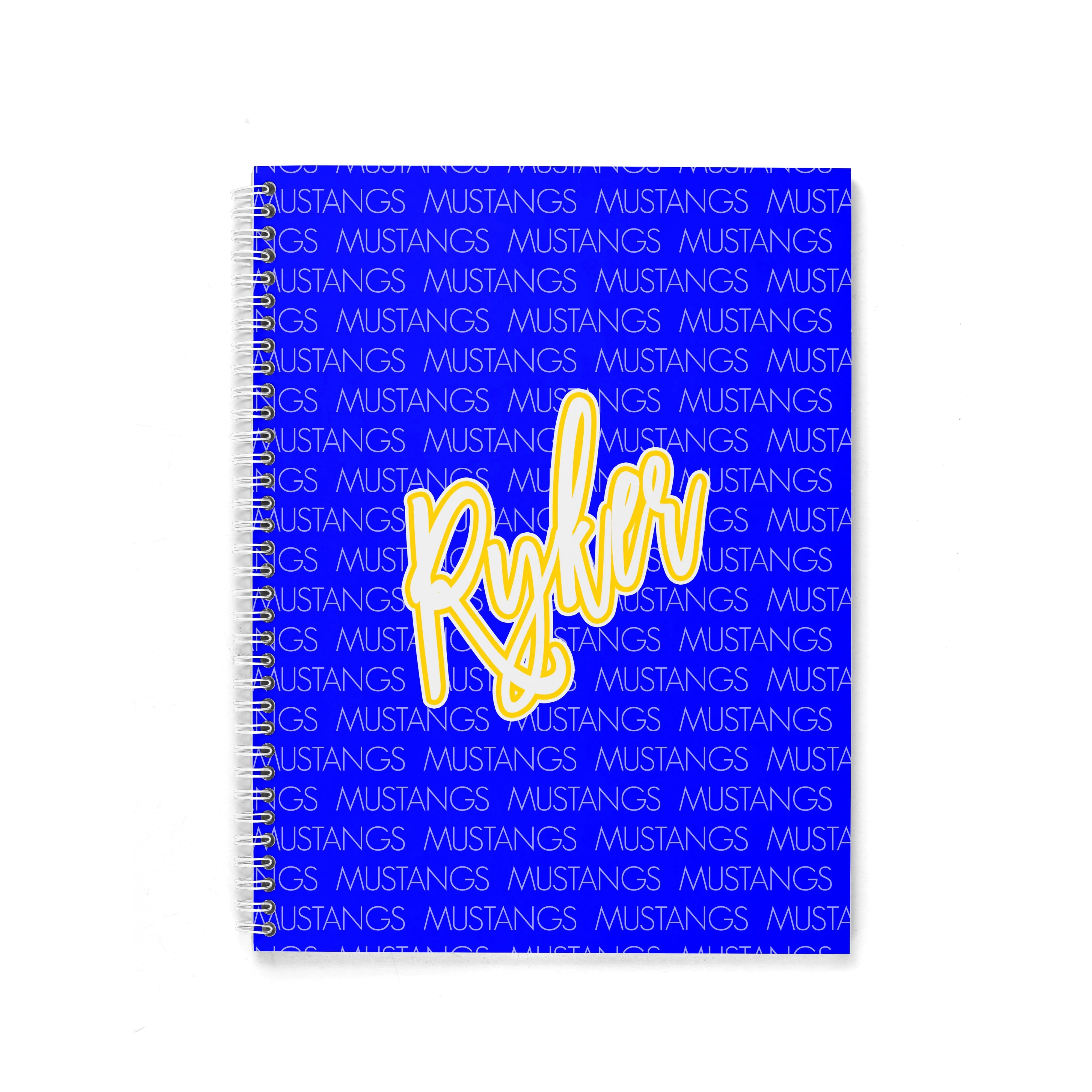 TEAM PERSONALIZED SPIRAL NOTEBOOK (US ONLY)