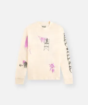 Team Work Long Sleeve Tee (Eggshell) - 280003