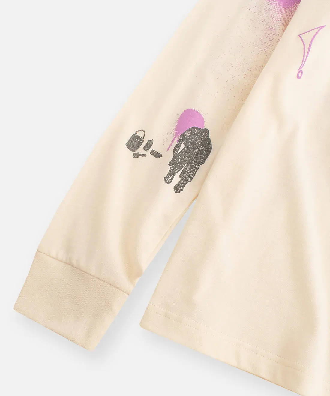 Team Work Long Sleeve Tee (Eggshell) - 280003