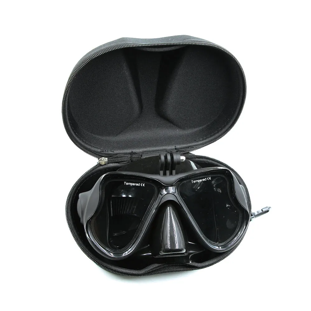 TELESIN Diving Mask with Storage Case Box Carry Bag for GoPro