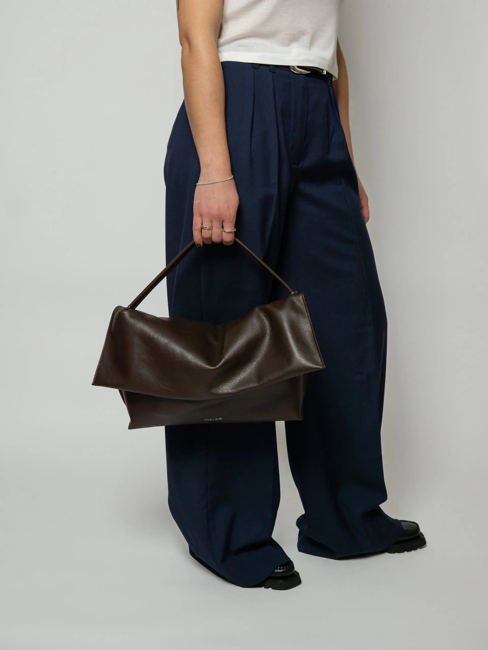 The Lair Camille Pouch Large Mahogany