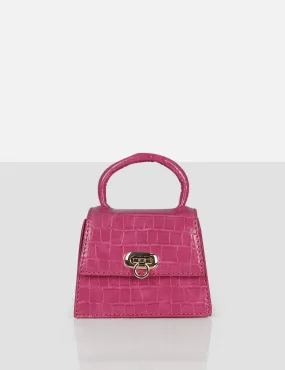 The Lilly Fuchsia Textured Mini Bag