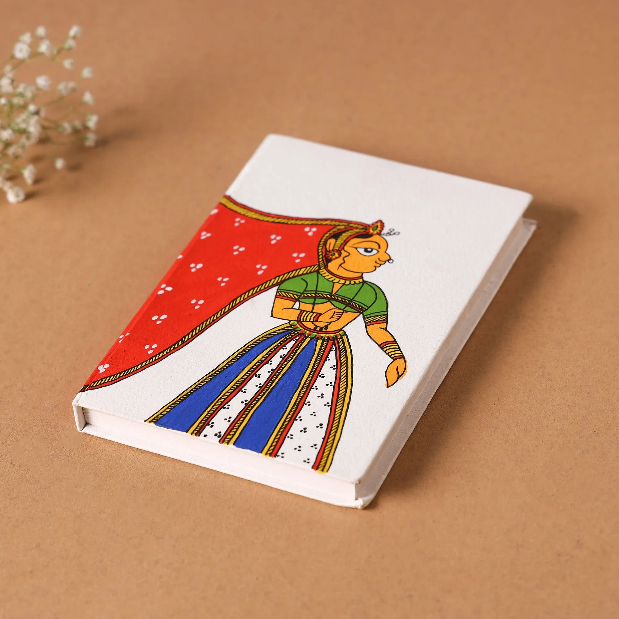 The Veil Handpainted Handmade Paper Notebook (6 x 4 in)