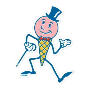 The Walking Dead Taste of Tradition Ice Cream Die Cut Sticker